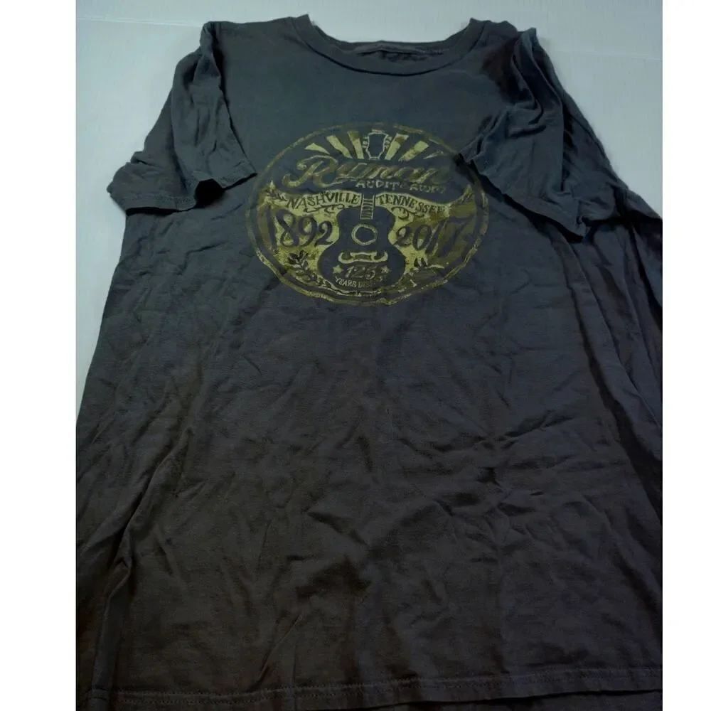Ryman Auditorium 125th Anniversary Women's Gray T-Shirt - sz. L